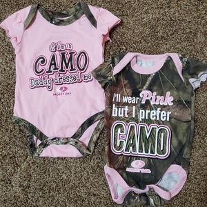 2 piece mossy oak onesies